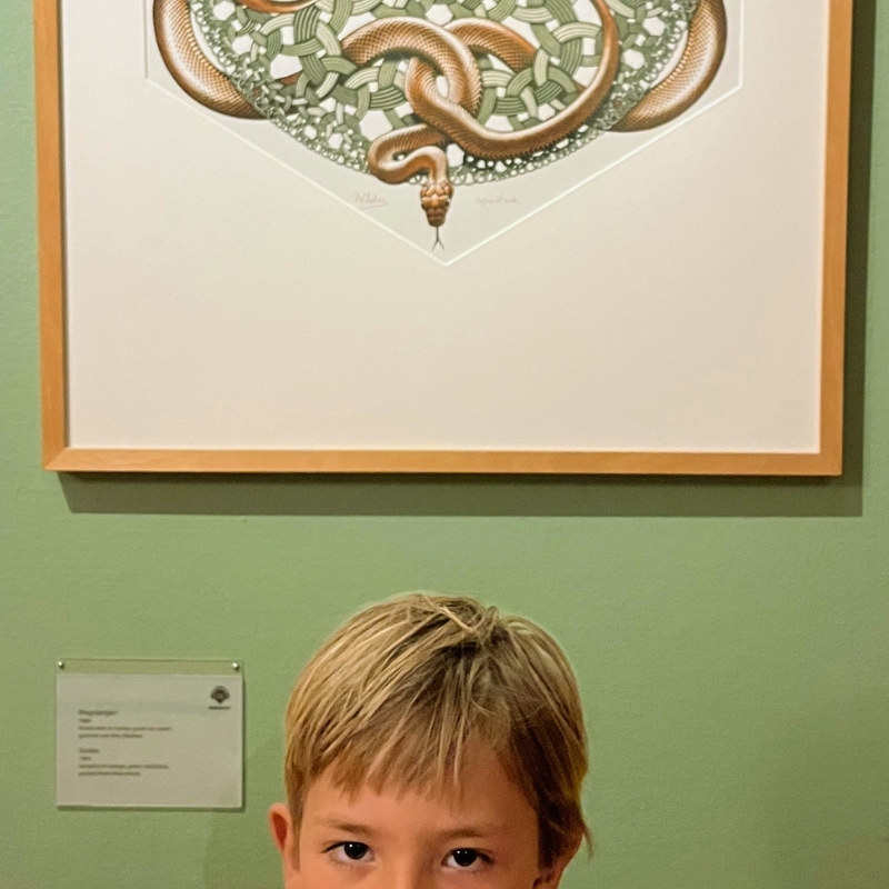 Musée Escher  (avec un enfant)